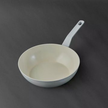 Jumbo Swiss Crystal Light Grey 28 cm Wok Tava