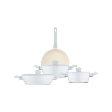 Jumbo Swiss Crystal Light Grey 7 Parça Tencere Seti
