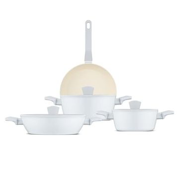 Jumbo Swiss Crystal Light Grey 7 Parça Tencere Seti