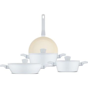 Jumbo Swiss Crystal Light Grey 7 Parça Tencere Seti