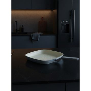 Jumbo Swiss Crystal Light Grey Grill 28 cm Tava