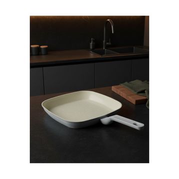 Jumbo Swiss Crystal Light Grey Grill 28 cm Tava