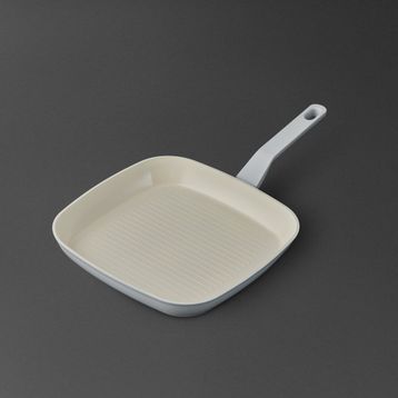Jumbo Swiss Crystal Light Grey Grill 28 cm Tava