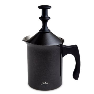 Jumbo Timeless 400 ml Venti Siyah Çelik Süt Köpürtücü