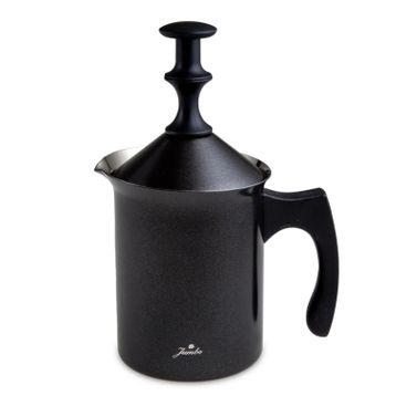 Jumbo Timeless 400 ml Venti Siyah Çelik Süt Köpürtücü