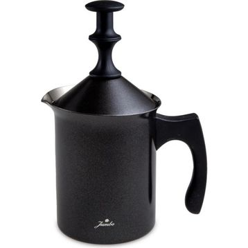 Jumbo Timeless 400 ml Venti Siyah Çelik Süt Köpürtücü