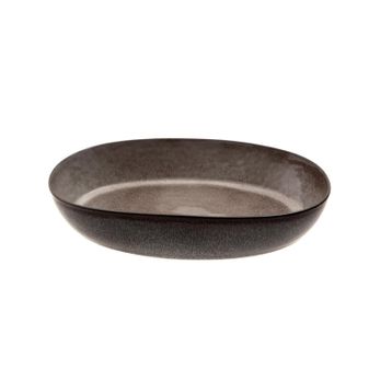 Jumbo Twin Smoked 29 cm Kayık Tabak