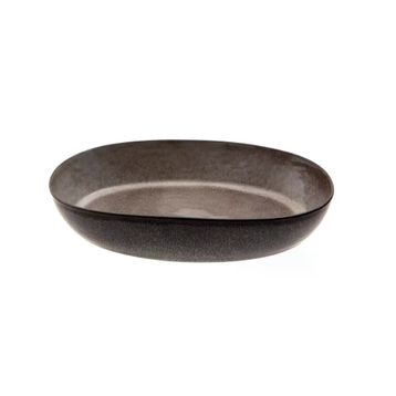 Jumbo Twin Smoked 29 cm Kayık Tabak