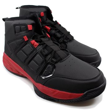 Jump 26626 Siyah Kırmızı Erkek Spor Ayakkabı