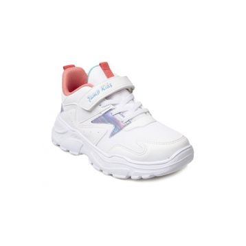 Jump 27201 Beyaz Mavi Çocuk Spor Ayakkabı