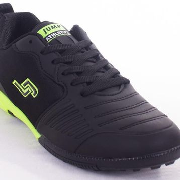 Jump 27604 Siyah Yeşil Halı Saha Erkek Futbol Ayakkabı