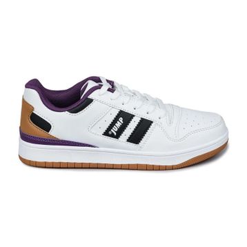 Jump 28505 Beyaz Siyah Mor Erkek Spor Ayakkabı