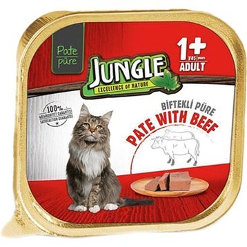 Jungle Dana Etli Ezme 12x100 gr Yetişkin Kedi Konservesi