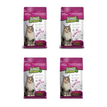 Jungle Kısırlaştırılmış Somonlu Yetişkin 4 x 500 gr Kedi Maması