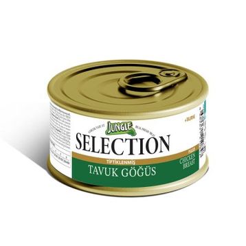 Jungle Selection Tiftiklenmiş 70 gr Tavuklu Kedi Konservesi