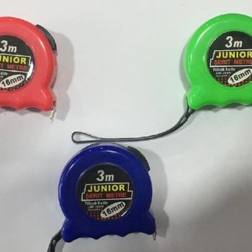 Junior 3 mt 16 mm Çelik Şerit Metre