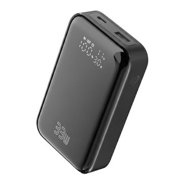 Juo 10000 mAh 33W Led Watt Amper Göstergeli Usb-a Type-c Powerbank Taşınabilir Hızlı Şarj Cihazı