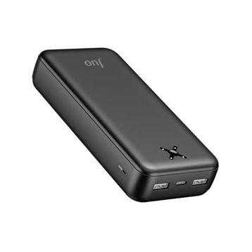 Juo 20.000 mAh 10.5W Siyah Çift USB-A Çıkışlı Taşınabilir Hızlı Şarj Cihazı Powerbank