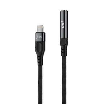 Juo 3.5 mm Lightning to Jack Aux Kulaklık Çevirici Dönüştürücü Adaptör Kablo