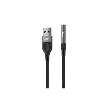 Juo 3.5 mm USB-A to Jack Kulaklık Mikrofon Aux Dönüştürücü Harici Ses Kartı