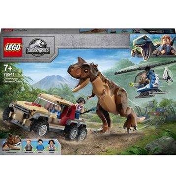 Jurassic World Carnotaurus Dinozor Takibi 76941 240 Parça Dinazor Seven Çocuklar İçin Yaratıcı Oyuncak Yapım Seti