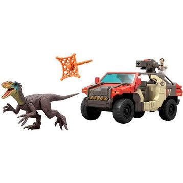 Jurassic World JGB59 Fırlatma ve Savaş Aracı Figürlü Oyun Seti