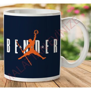 Just Bender Avatar Son Hava Bükücü Baskılı Kupa