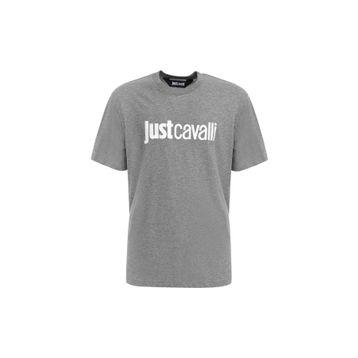Just Cavalli 75OAHT00 Gri Melanj Erkek T-shirt