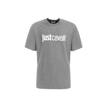Just Cavalli 75OAHT00 Gri Melanj Erkek T-shirt