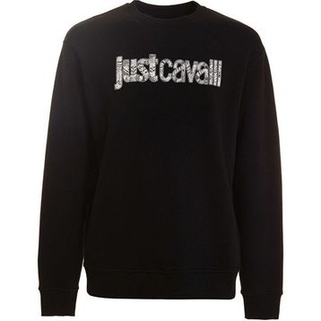 Just Cavalli 75OAIG05 Siyah Erkek Sweatshirt