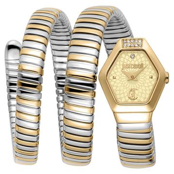Just Cavalli Jc1l395m0055 Altın Rengi Metalik Gri Çelik Kadın Kol Saati