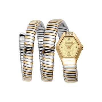 Just Cavalli Jc1l395m0055 Altın Rengi Metalik Gri Çelik Kadın Kol Saati