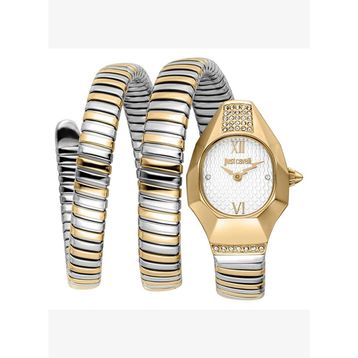 Just Cavalli Jc1l397m0065 Altın Rengi Metalik Gri Çelik Kadın Kol Saati
