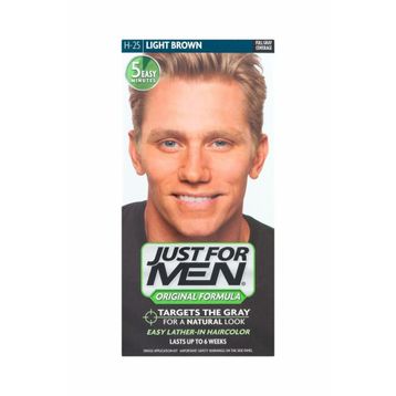 Just For Men Hair Colour Sahampoo Light Brown H-25 Saç Şampuan