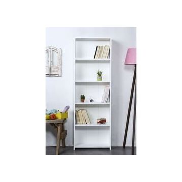 Just Home Eco Beyaz 5 Raflı Kitaplık