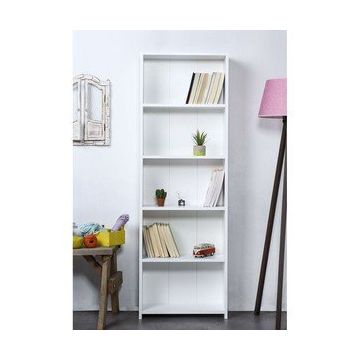 Just Home Eco Beyaz 5 Raflı Kitaplık