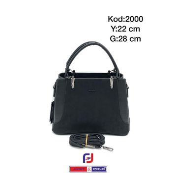 Just Polo 2000 Siyah Renk Kadın Omuz Ve El Çantası