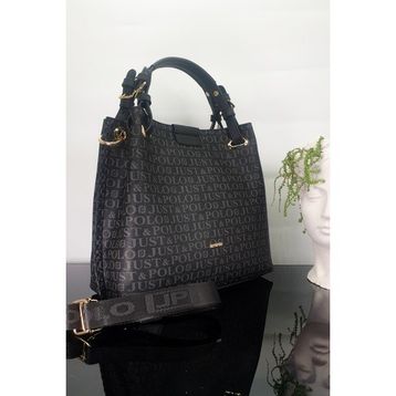 Just Polo 2180-GD Siyah Kadın Omuz Çantası