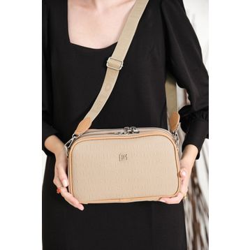 Just Polo 4023 Kum Taba Kadın Omuz Çantası