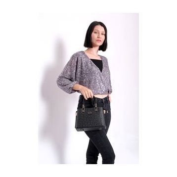 Just Polo BD2203 Siyah Kadın El ve Omuz Çantası