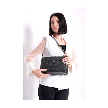 Just Polo BD2203 Siyah Kadın El ve Omuz Çantası