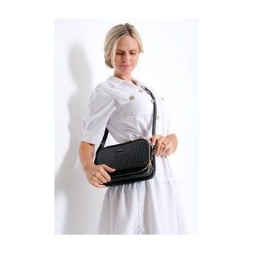 Just Polo BD2203 Siyah Kadın El ve Omuz Çantası