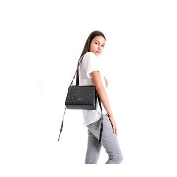 Just Polo BD2203 Siyah Kadın El ve Omuz Çantası