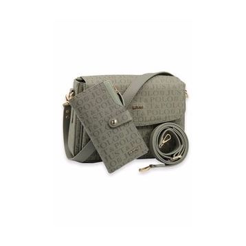 Just Polo MDS2186-1001 Haki Kadın Omuz Çantası