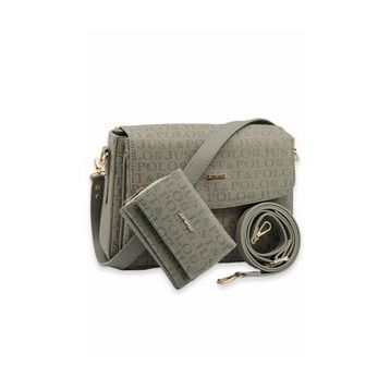 Just Polo MDS2186-1002 Haki Kadın Omuz Çantası