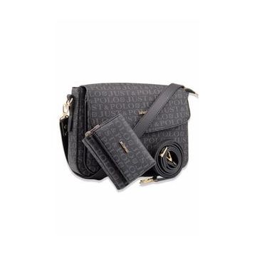 Just Polo MDS2186-1002 Siyah Kadın Omuz Çantası