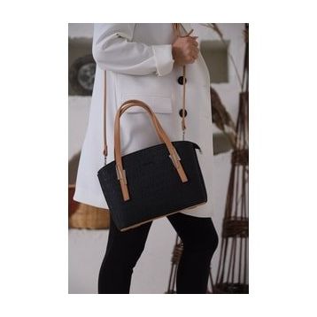 Just Polo MDS4030 Siyah Taba Kadın Omuz Çantası