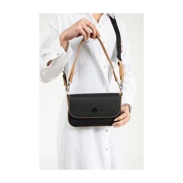 Just Polo MDS4090 Siyah Taba Kadın Omuz Çantası