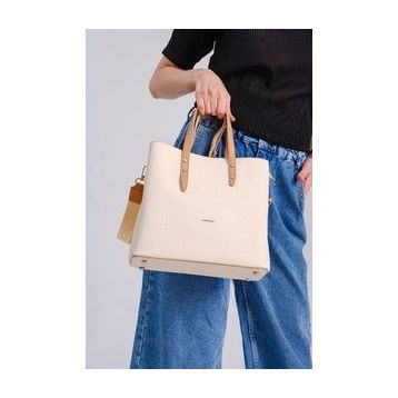 Just Polo PBU2170 Krem Kadın Omuz Çantası