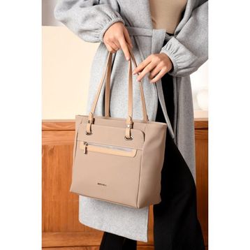 Just Polo PBU2170 Vizon Kadın Omuz Çantası